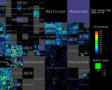 Internet Census Map